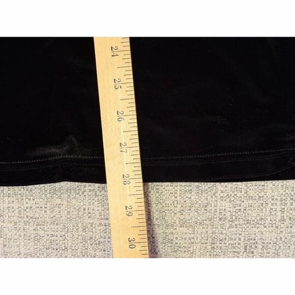 Notations Women’s Black 2 in 1 Black Velvet Cardigan Sheer Beaded Plus Sz 2X - Picture 8 of 9